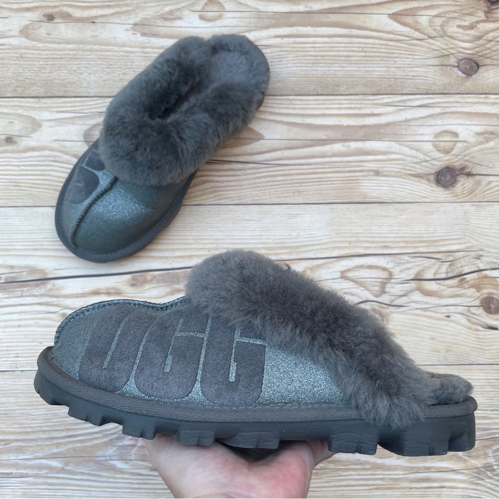 UGG Coquette Logo Sparkle Slippers